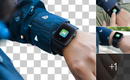 Photorealistic Apple Watch mockups